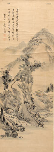 方薰 1736-1799 山居图