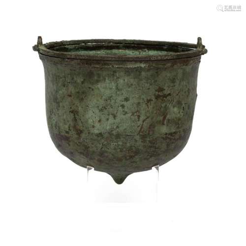 An Etruscan bronze mastoid situla