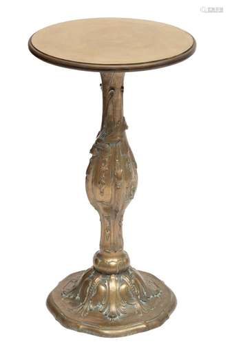 A French cast-bronze sculptural stand