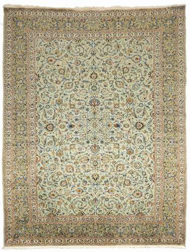 A fine Kashan rug, Central Persia