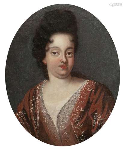 The portrait of Anne GeneviËve de Bouillon de la Tour d'Auve...