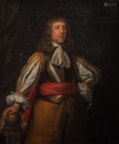 The portrait of an important Dutch (?) nobleman wearing an a...