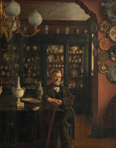 Achille Ernest Mouret (1817-1897), the art collector contemp...