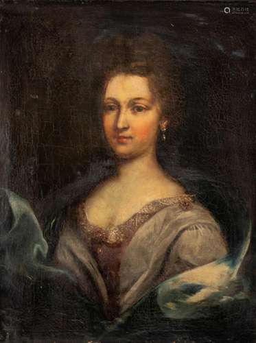 Portrait of a lady, early 18thC, oil on canvas, 60 x 73 cm