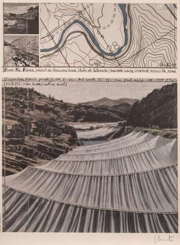 Christo (1935-2020), 'Over the River, Project for Arkansas R...