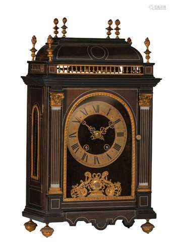 A Neoclassical rosewood veneered 'Pendule Religieuse', with ...