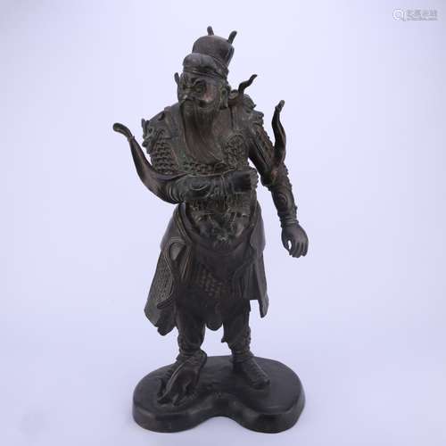 Bronze Heavenly Guardian Figure