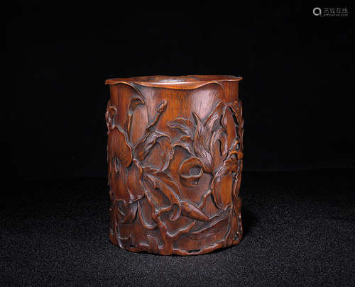 Chinese Huanghuali Brush Pot