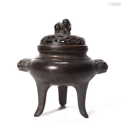 Bronze Double-Eared Censer