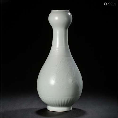 CHINESE YUAN DYNASTY SHUFU WARE GARLIC BOTTLE