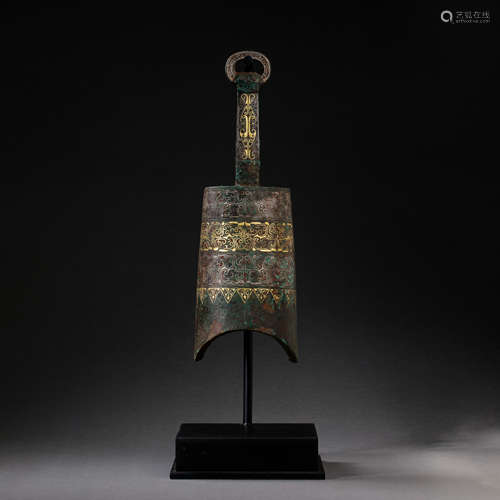 CHINESE HAN DYNASTY BRONZE CHIMES