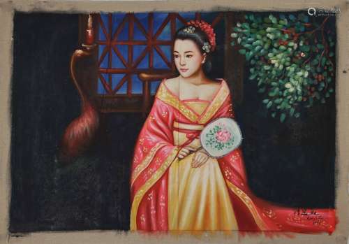 20TH CENTURY CHINESE OIL PAINTING