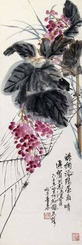 吴茀之 花卉 纸本 立轴