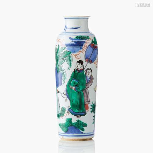 A Wucai Vase