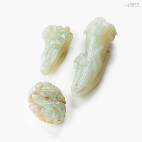 Three Jade Pendants