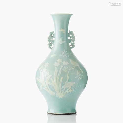 A Chinese Celadon Ground Vase