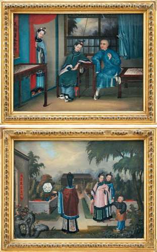 Two China Trade Paintings