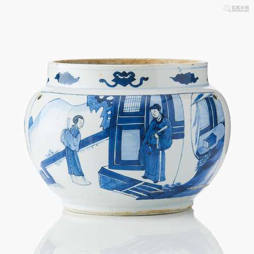 A Chinese Blue and White Jar