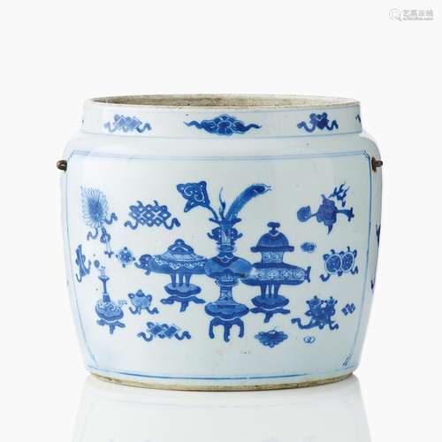 A Chinese Blue and White Jar