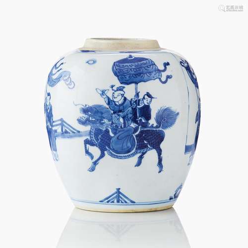 A Chinese Blue and White Jar