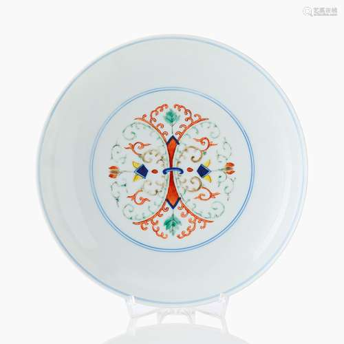 A Chinese Famille Verte Dish