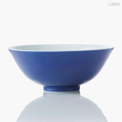 A Chinese Blue Ground Bowl