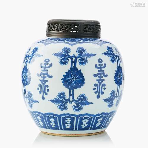 A Chinese Blue and White Jar