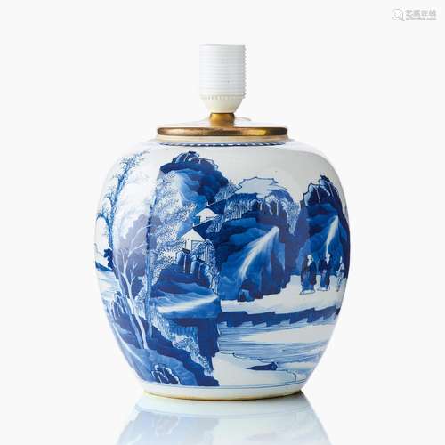 A Chinese Blue and White Jar