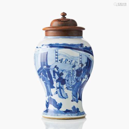 A Chinese Blue and White Vase