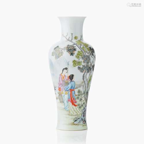 A Chinese Famille Rose Vase