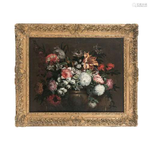 PIETER CASTEELS (Anvers 1684-Richmond 1749)Bouquet de fleurs...