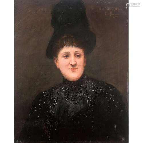 JEAN BÉRAUD (Saint Petersbourg 1849-Paris 1936)Portrait de l...