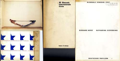 Ger van Elk, La Biennale di Venezia 1980. Umschlag verschmut...