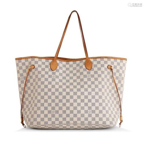 LOUIS VUITTONSac "Neverfull" Grand Modèleen toile ...