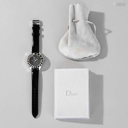 DIORCHRISTALANNEES 2000Montre bracelet en acier, céramique e...