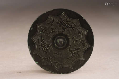 漢 青銅獸紋鏡