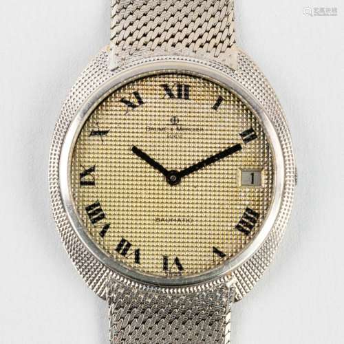 Baume Et Mercier 'Baumatic', a men's wristwatch made of 18-k...