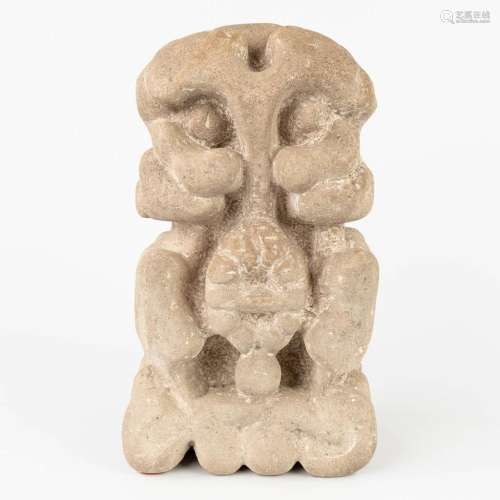 Renaat BOSSCHAERT (1938-2007) 'Sculpture' made of stone. (L:...