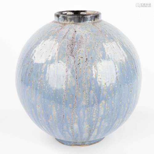 Roger GUERIN (1896-1954) 'Ball Vase', glazed grs. Circa 192...
