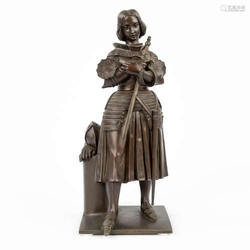 Marie D'ORLŽANS (1865-1909)(After) 'Jeanne d'Arc' patinated ...