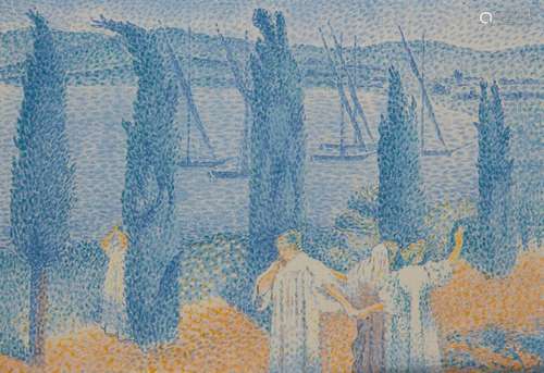 CROSS Henri Edmond (1856-1910)<br />
La promenade, ou Les Cy...