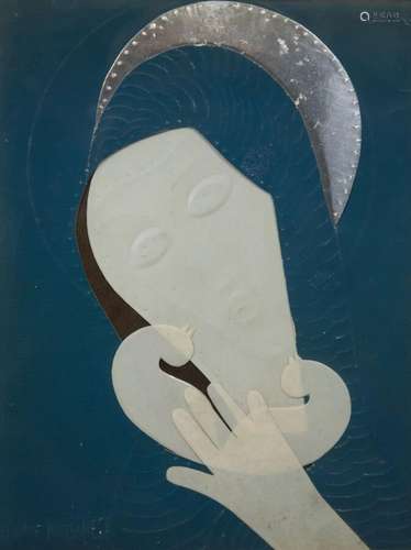 VASSILIEFF Marie (1884-1957)<br />
Vierge aux colombes<br />...