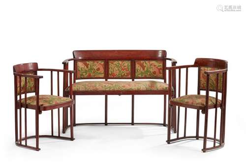 Josef Hoffmann et J.&J. Kohn<br />
Mobilier de salon com...