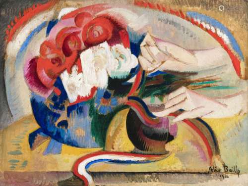 Alice Bailly (1872-1938), 'Couleurs de France', 1916, huile ...