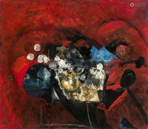 Antoni Clavé (1913-2005), Composition, c. 1961, huile sur to...