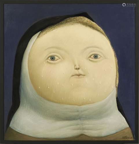 Fernando Botero (1932), "Dolorosa", 1965, huile su...