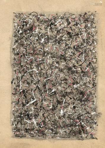 Mark Tobey(1890-1976), 'Winter traces', 1957, tempera sur pa...