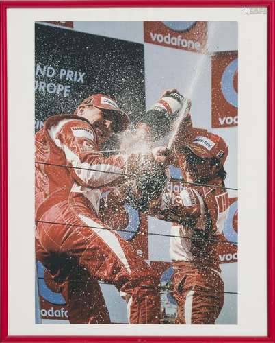 Michaël Schumacher et la Scuderia Ferrari, 7 posters, tirage...