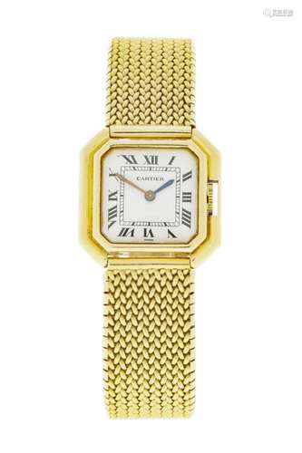 Cartier, Ceinture, réf. 7810, montre-bracelet en or 750