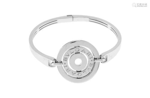 Bulgari, Astrale, bracelet or gris 750 retenant un centre co...